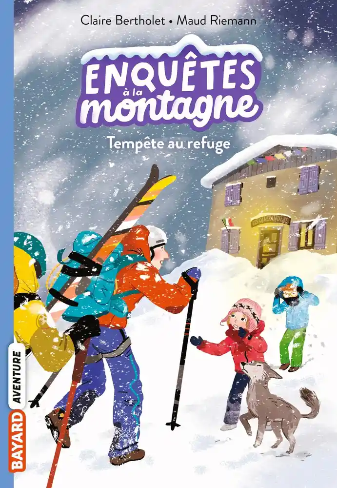 Couverture de Enquêtes en montagne n° 7 Tempête au refuge