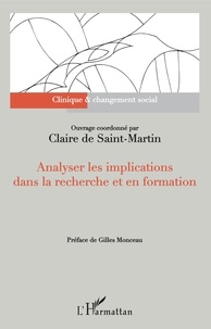 Claire de Saint-Martin - Analyser les implications dans la recherche et en formation.