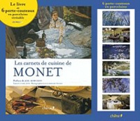 Claire Joyes - Les carnets de cuisine de Monet - Le livre et 6 porte-couteaux en porcelaine véritable.