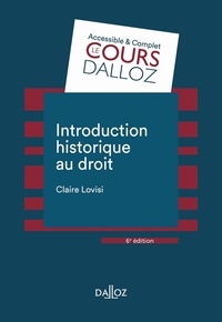 Claire Lovisi - Introduction historique au droit.
