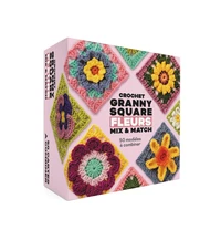 Crochet granny square fleurs mix & match