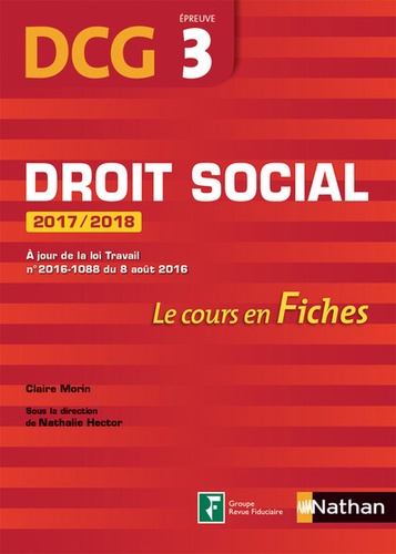 Claire Morin - Droit social DCG3.