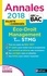 Economie-Droit, Management des organisations Tle STMG. Sujets & corrigés  Edition 2018