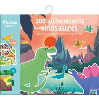 200 autocollants dinosaures