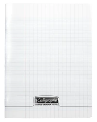 8000 polypro, cahier piqué incolore 17x22cm 96p séyès 90g