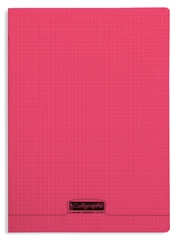 8000 polypro, cahier piqué rouge 24x32cm 96p q.5x5 90g