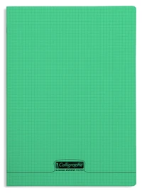 8000 polypro, cahier piqué vert 24x32cm 96p q.5x5 90g