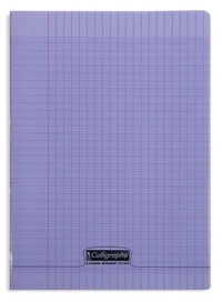 8000 polypro, cahier piqué violet 21x29,7cm 96p séyès 90g