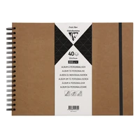 Album couverture rigide kraft 32x24cm 40 feuilles 200g