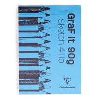 Bloc agrafé Graf'IT A5 - 80 feuilles 90g - Coloris aléatoire