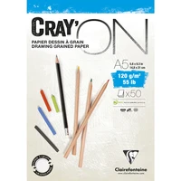 Bloc Cray'ON A5 - 50 feuilles 120g - Blanc