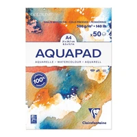 Bloc Goldline Aquapad A4 - 50 feuilles 300g