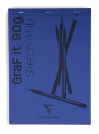 Bloc grafit encollé a4 80f 90g o