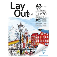 Bloc illustration Layout A3 - 70 feuilles 75g