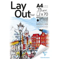 Bloc illustration Layout A4 - 70 feuilles 75g