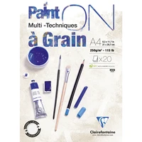 Bloc Paint'ON à grain A4 - 20 feuilles 250g