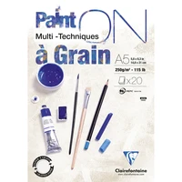 Bloc Paint'ON à grain A5 - 20 feuilles 250g