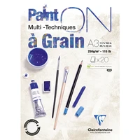 Bloc paint'on à grain encollé a3 20f 250g