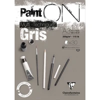 Bloc Paint'ON A3 - 30 feuilles 250g - Gris