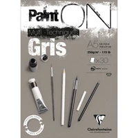 Bloc Paint'ON A5 - 30 feuilles 250g - Gris