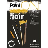 Bloc PaintON A4 - 20 feuilles 250g - Noir