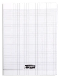 Cahier piqué 8000 Polypro A4 - 21x29,7 cm - 96 pages grands carreaux 90g - Incolore