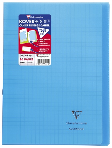 CAHIER PIQUE COVERBOOK 21 X 29.7 CM 96 PAGES SEYES