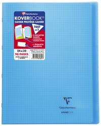CLAIREFONTAINE - CAHIER PIQUE KOVERBOOK 24 X 32 CM - 96 PAGES - 5X5 ASSORTIES