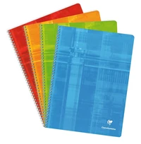 Cahier reliure intégrale - 24x32 cm - 180 pages grands carreaux 90g