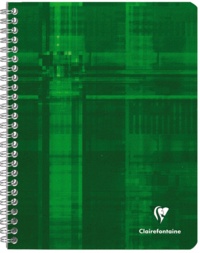 CLAIREFONTAINE - CAHIER SPIRALE 17*22 SEYES 100 PAGES