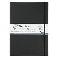 Carnet ouverture à plat layout double face a4 25f 220g
