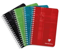 Carnet reliure intégrale - 11x17 cm - 100 pages grands carreaux 90g