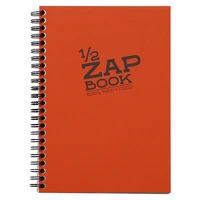 Carnet spiralé 1/2 Zap Book A5 - 80 feuilles 80g - Coloris aléatoire