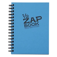 Carnet spiralé 1/2 Zap Book A6 - 80 feuilles 80g - Coloris aléatoire