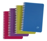 Carnet spirale Linicolor petits carreaux - 9x14cm - 100 pages