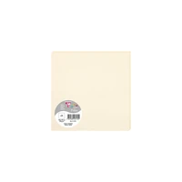 Carte pollen 160x160 ivoire pqt 25