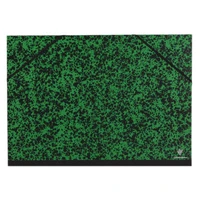 Carton à dessin Annonay à élastiques - 32x45 cm - Vert