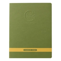 Crok book piqure ivoire 17x22 90g ass. 4 couleurs