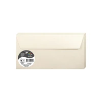 Enveloppe pollen 110x220 ivoire irise pqt 20
