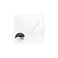 Enveloppe pollen 165x165 blanc pqt 20