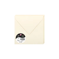 Enveloppe pollen 165x165 ivoire pqt 20
