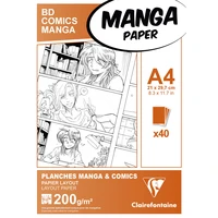 Etui papier Layout Manga Multi-techniques A4 - 40 feuilles 200g