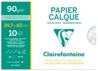 Pochette de papier calque a3 - 10 feuilles 90g
