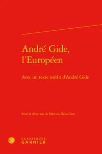André Gide, l'Européen