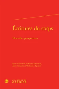 Ecritures du corps