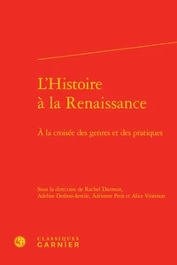 L'histoire à la Renaissance