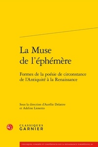 La muse de léphémère - Formes de la poésie de circonstance de lAntiquité à la Renaissance.pdf