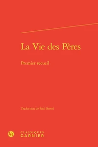 La vie des pères