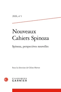 Nouveaux cahiers Spinoza