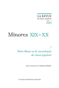 Pierre Benoît ou les inconvenients du roman populaire